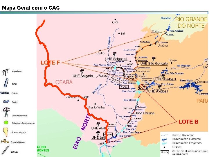 Mapa Geral com o CAC 