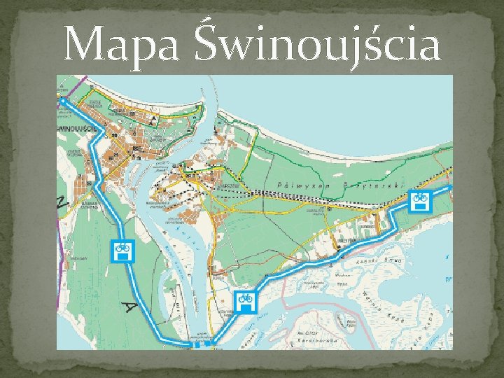 Mapa Świnoujścia 