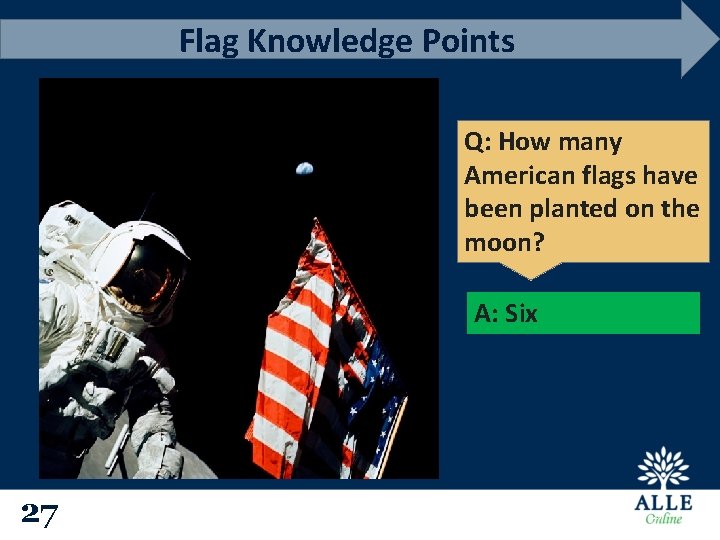 Flag Knowledge Points Q: How many American flags have been planted on the moon?