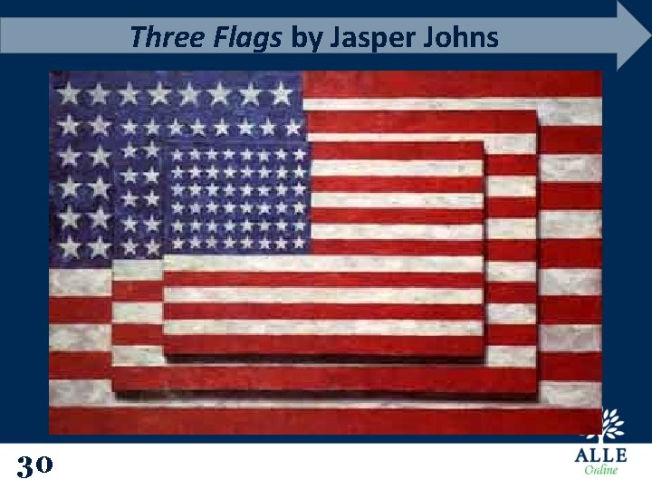 Three Flags by Jasper Johns 30 30 