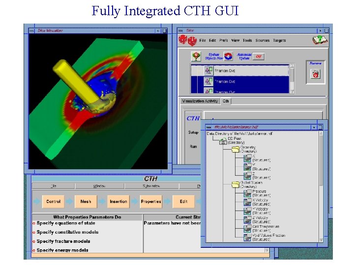 Fully Integrated CTH GUI 