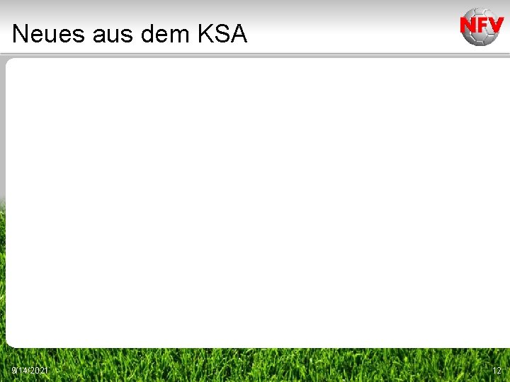 Neues aus dem KSA 9/14/2021 12 