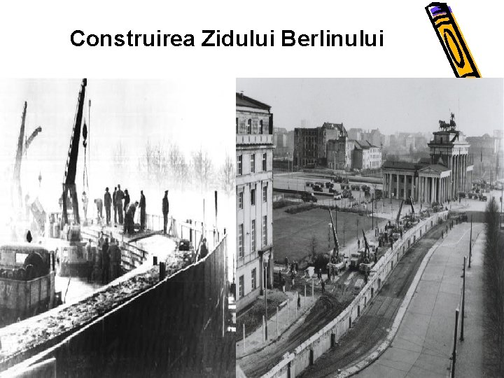 Construirea Zidului Berlinului 
