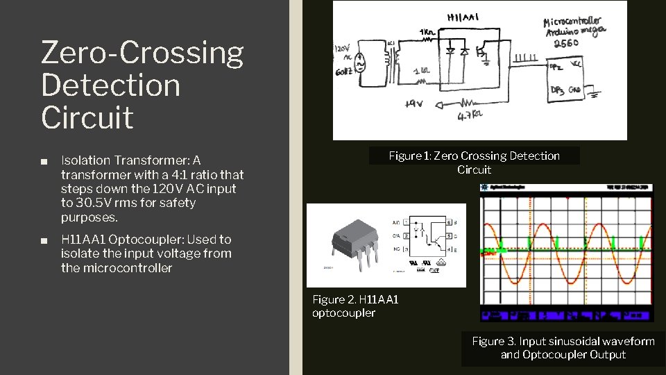 Zero-Crossing Detection Circuit ■ Isolation Transformer: A transformer with a 4: 1 ratio that
