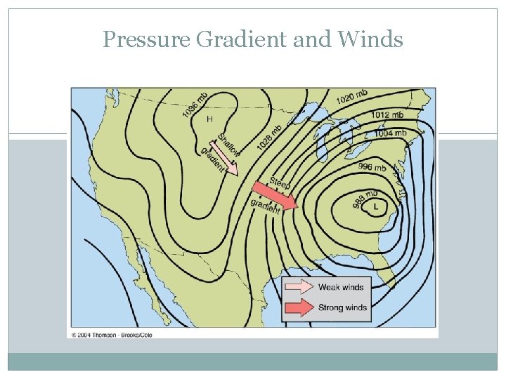 Pressure Gradient and Winds 