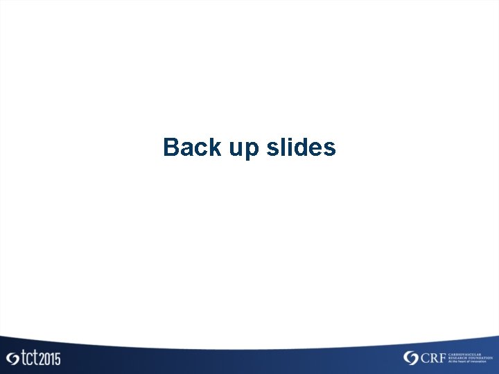 Back up slides 