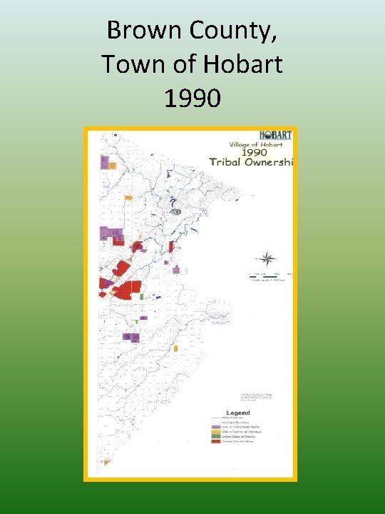 Brown County, Town of Hobart 1990 
