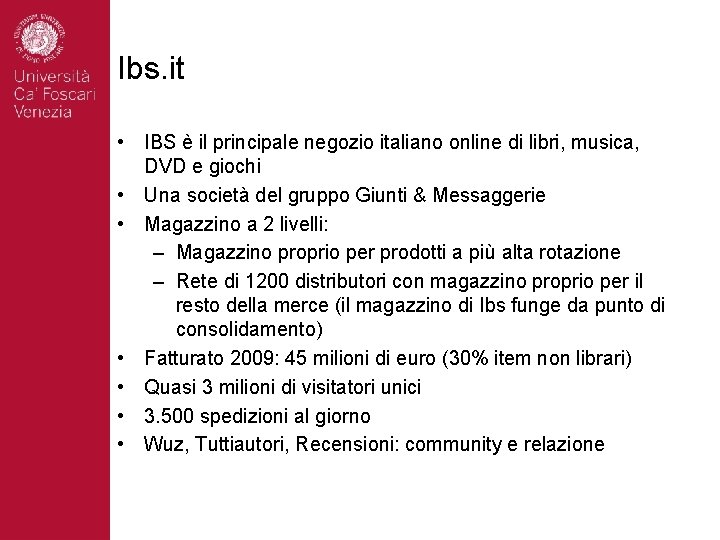 Ibs. it • IBS è il principale negozio italiano online di libri, musica, DVD