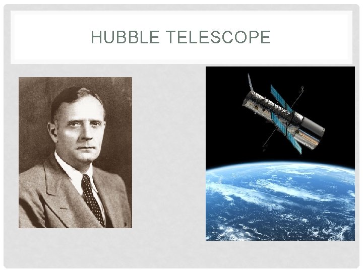 HUBBLE TELESCOPE 