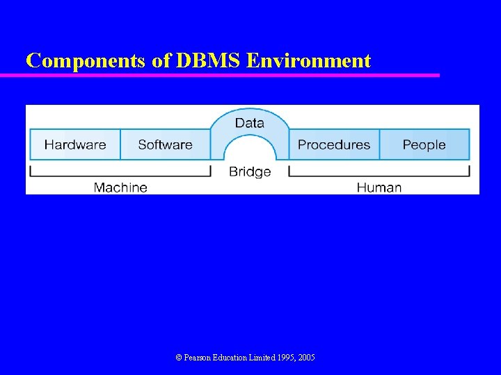 Components of DBMS Environment © Pearson Education Limited 1995, 2005 