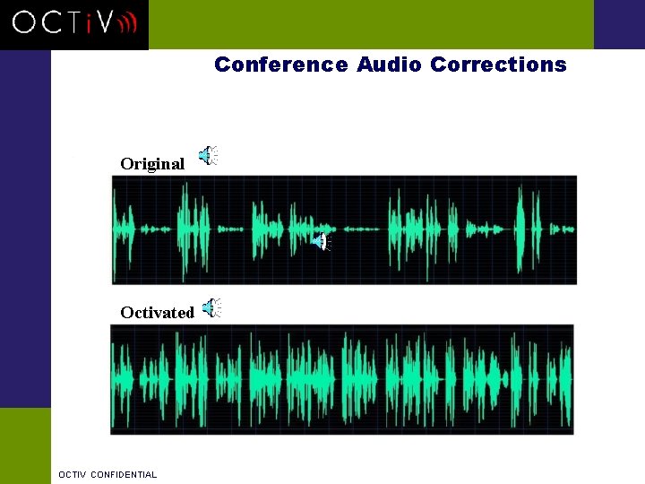 Conference Audio Corrections Original Octivated OCTIV CONFIDENTIAL 