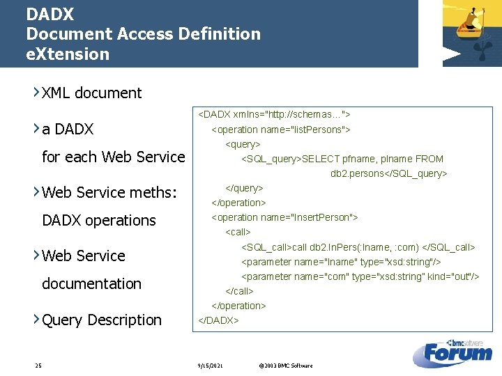DADX Document Access Definition e. Xtension › XML document › a DADX <DADX xmlns="http: