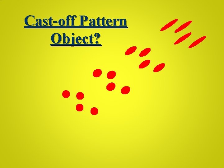 Cast-off Pattern Object? 