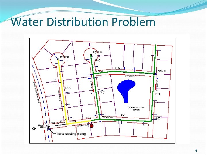 Water Distribution Problem 4 