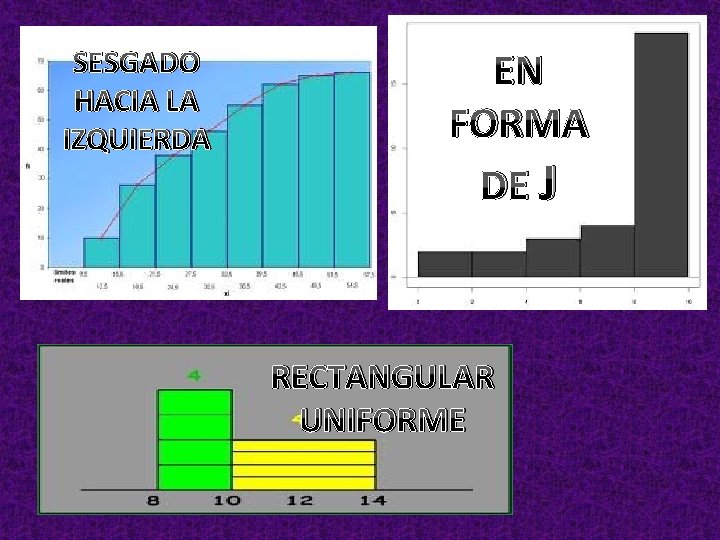 SESGADO HACIA LA IZQUIERDA EN FORMA DE J RECTANGULAR UNIFORME 