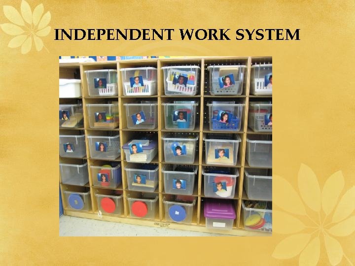 INDEPENDENT WORK SYSTEM 