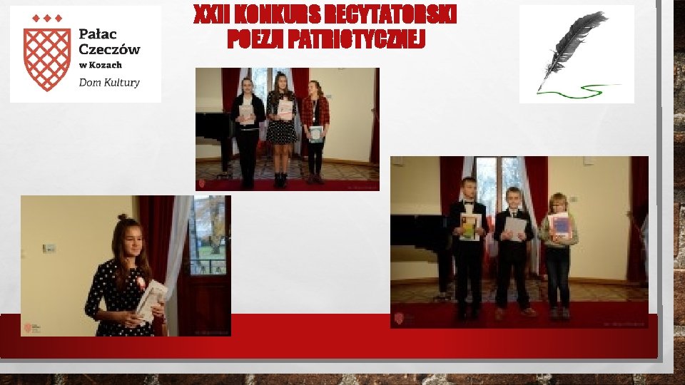 XXII KONKURS RECYTATORSKI POEZJI PATRIOTYCZNEJ 