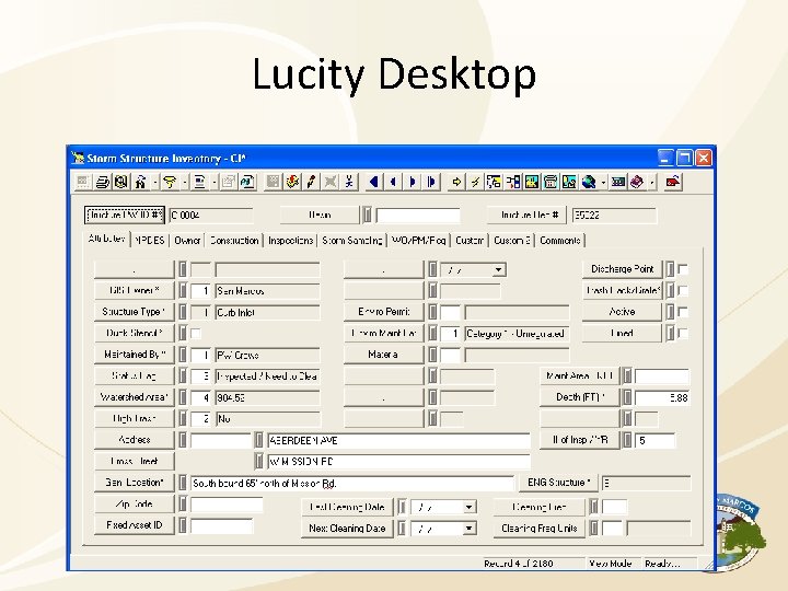 Lucity Desktop 