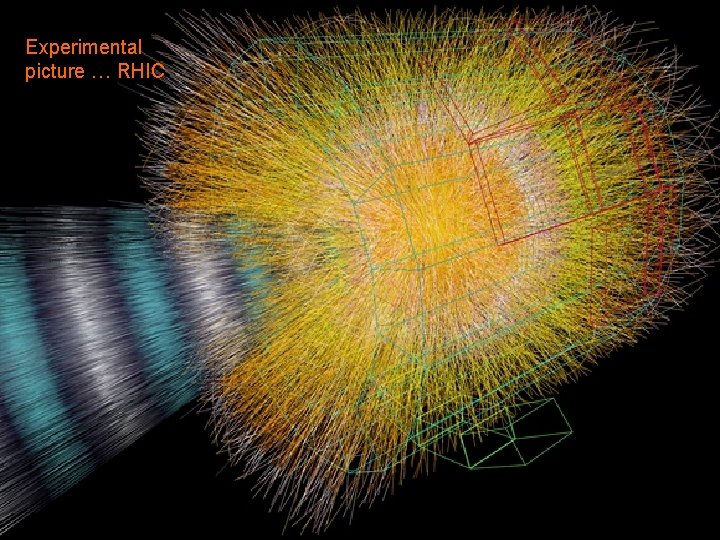 Experimental picture … RHIC 