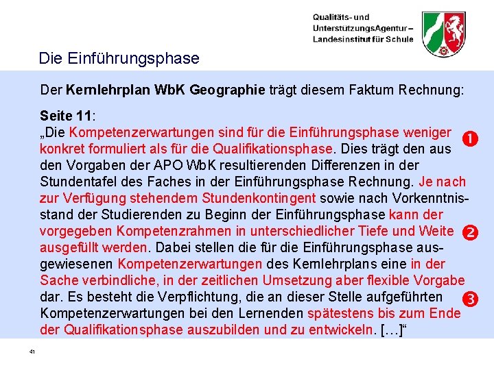 Die Einführungsphase Der Kernlehrplan Wb. K Geographie trägt diesem Faktum Rechnung: Seite 11: „Die