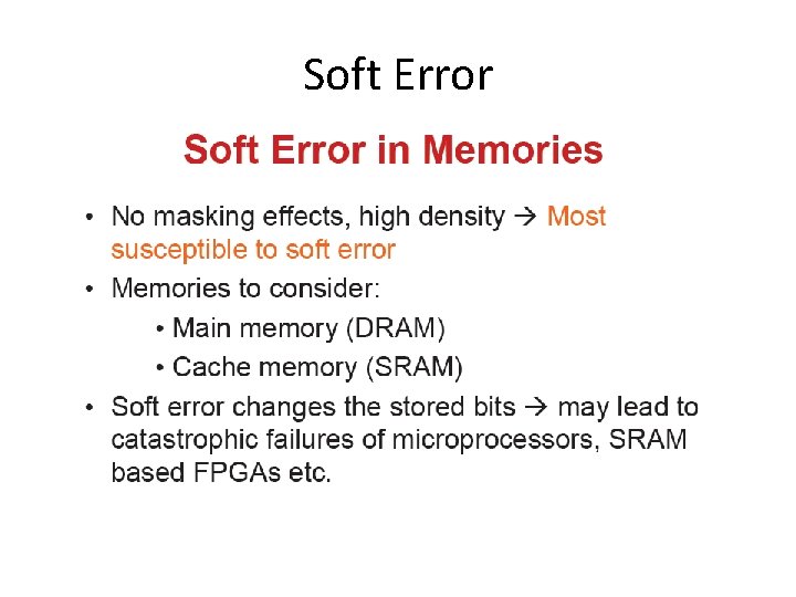 Soft Error 