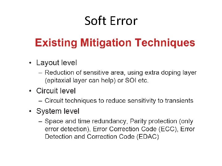 Soft Error 