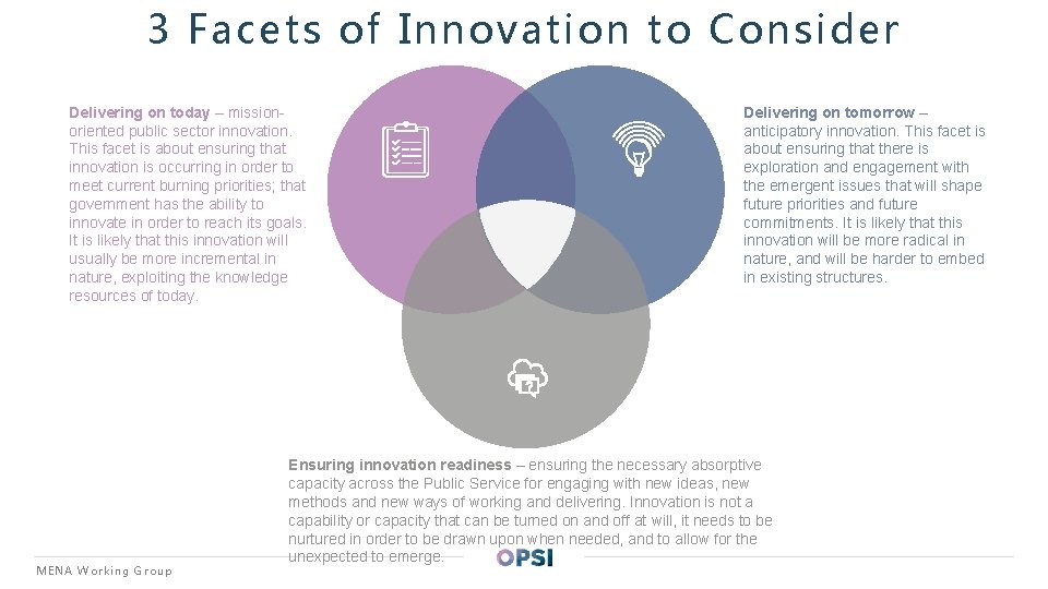 3 Facets of Innovation to Consider Delivering on today – missionoriented public sector innovation.