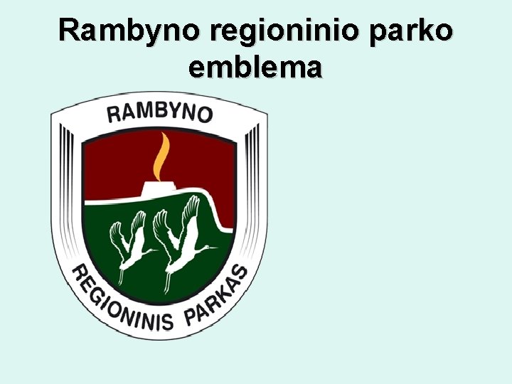 Rambyno regioninio parko emblema 