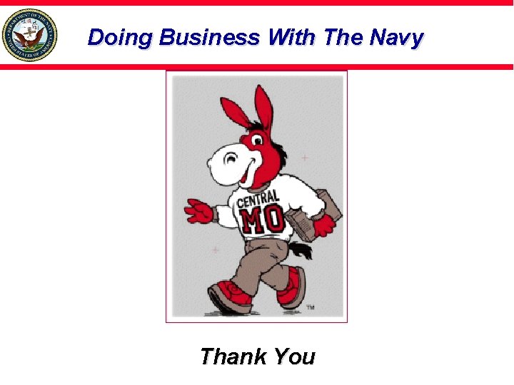 Doing Business With The Navy Thank You 