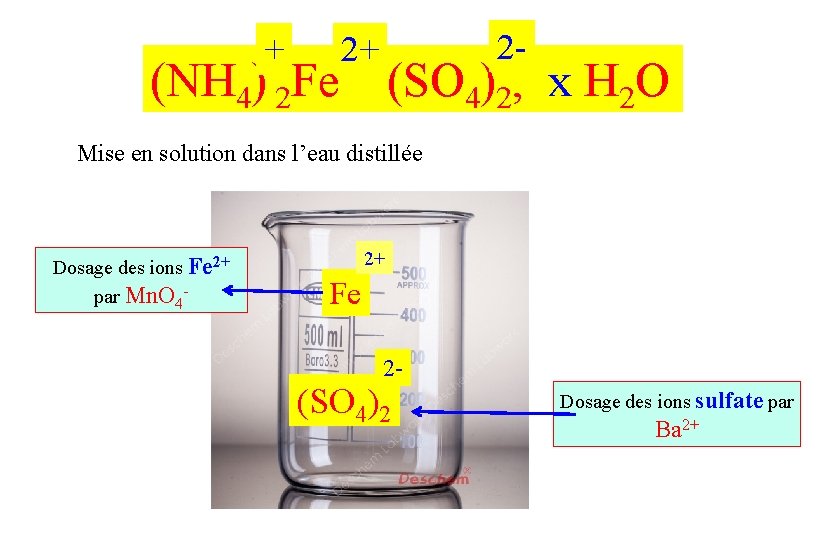 + (NH 4) 2 Fe 2 - 2+ (SO 4)2, x H 2 O