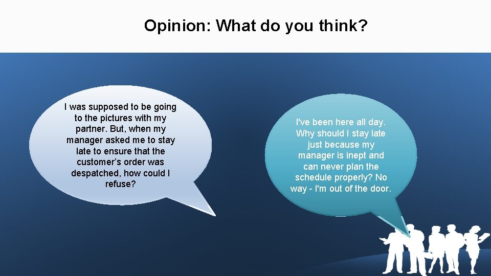 Opinion: What do you think? I was supposed to be going to the pictures