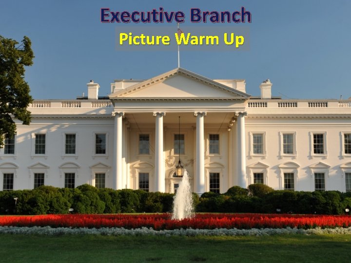 Executive Branch Picture Warm Up 