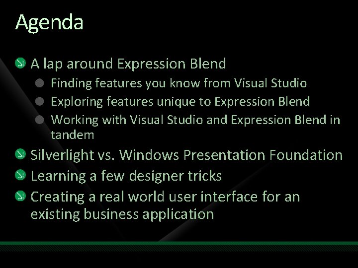 Microsoft Expression Blend from a Developers Point of