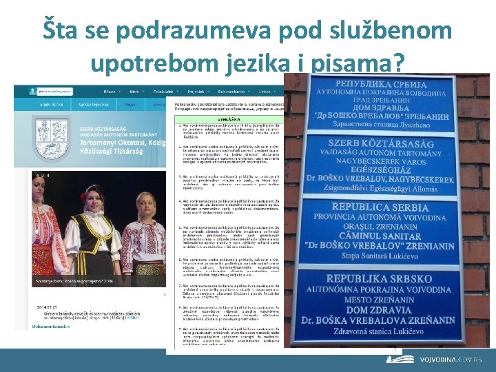 Šta se podrazumeva pod službenom upotrebom jezika i pisama? 