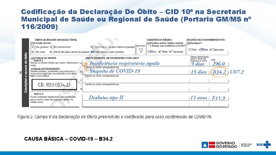 Codificação da Declaração De Óbito – CID 10ª na Secretaria Municipal de Saúde ou