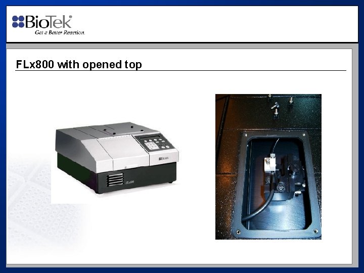 FLx 800 with opened top 