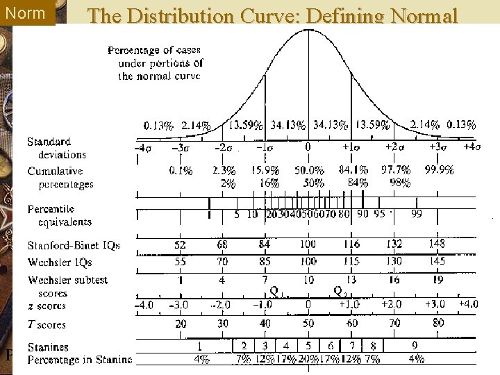 Norm Pro. Sem The Distribution Curve: Defining Normal © E. Kowch 