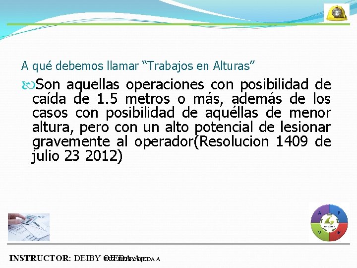 A qué debemos llamar “Trabajos en Alturas” Son aquellas operaciones con posibilidad de caída