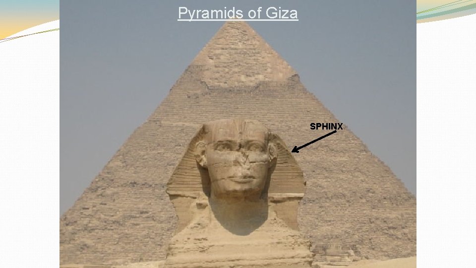 Pyramids of Giza SPHINX 