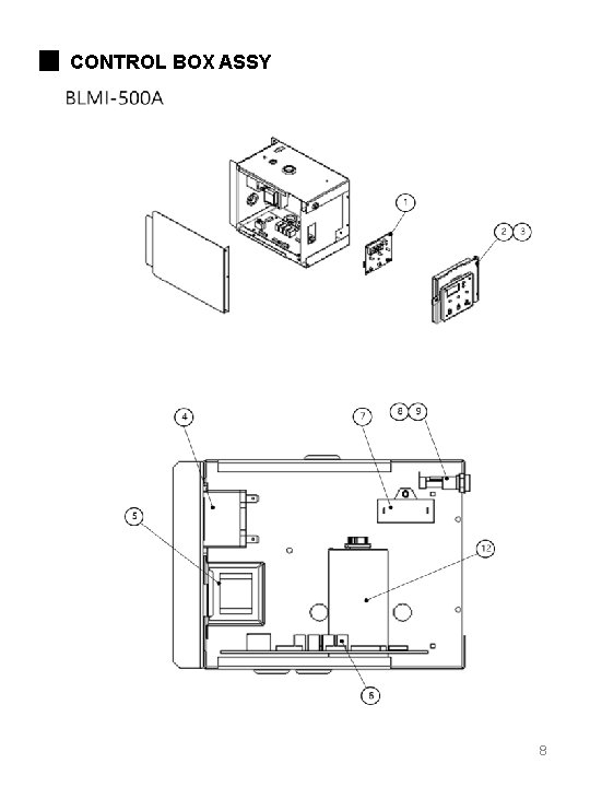 ■ CONTROL BOX ASSY 8 