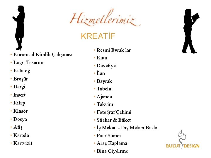 KREATİF • Kurumsal Kimlik Çalışması • Logo Tasarımı • Katalog • Broşür • Dergi