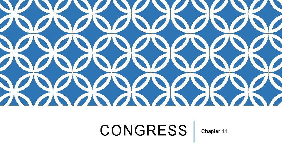 CONGRESS Chapter 11 