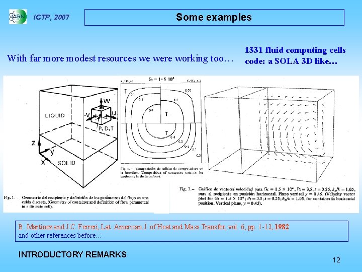 ICTP, 2007 Some examples With far more modest resources we were working too… 1331