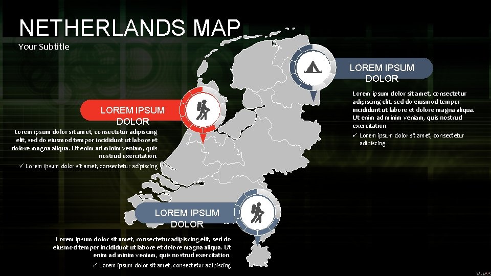NETHERLANDS MAP Your Subtitle LOREM IPSUM DOLOR Lorem ipsum dolor sit amet, consectetur adipiscing