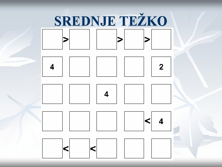 SREDNJE TEŽKO 