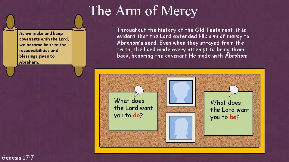 The Arm of Mercy As we make and keep covenants with the Lord, we