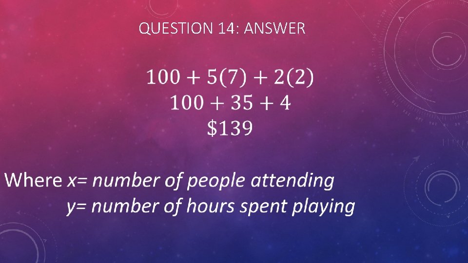 QUESTION 14: ANSWER 