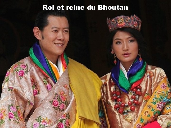 Roi et reine du Bhoutan 