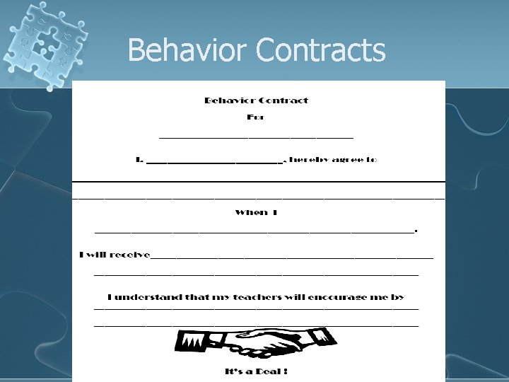 Behavior Contracts 