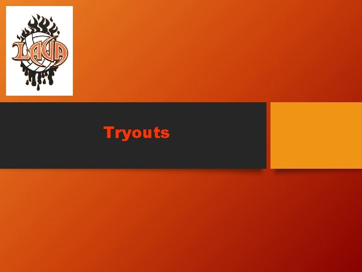 Tryouts 